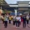 Membaur bersama Masyarakat, Walikota Tangerang Senam Dispora di Pasar Anyar